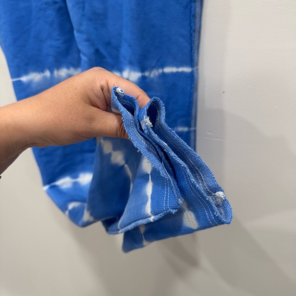 Free People Movement Tie Dye Essentia Legging Blue Small Loungewear Casual Comfy - Picture 5 of 8